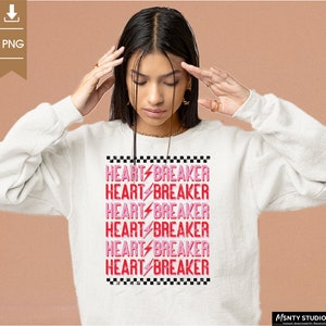 Heartbreaker PNG: Valentine's Day Sublimation (Digital Download) image 2