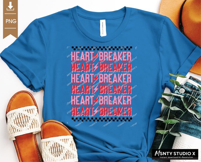 Heartbreaker PNG: Valentine's Day Sublimation (Digital Download) image 7