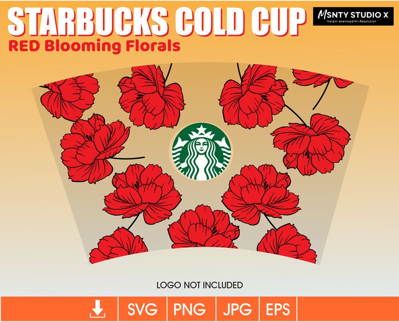 Free Free 148 Flower Starbucks Cup Svg SVG PNG EPS DXF File