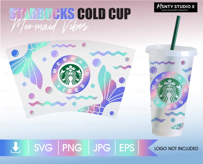Free Free 157 Mermaid Cup Wrap Svg SVG PNG EPS DXF File