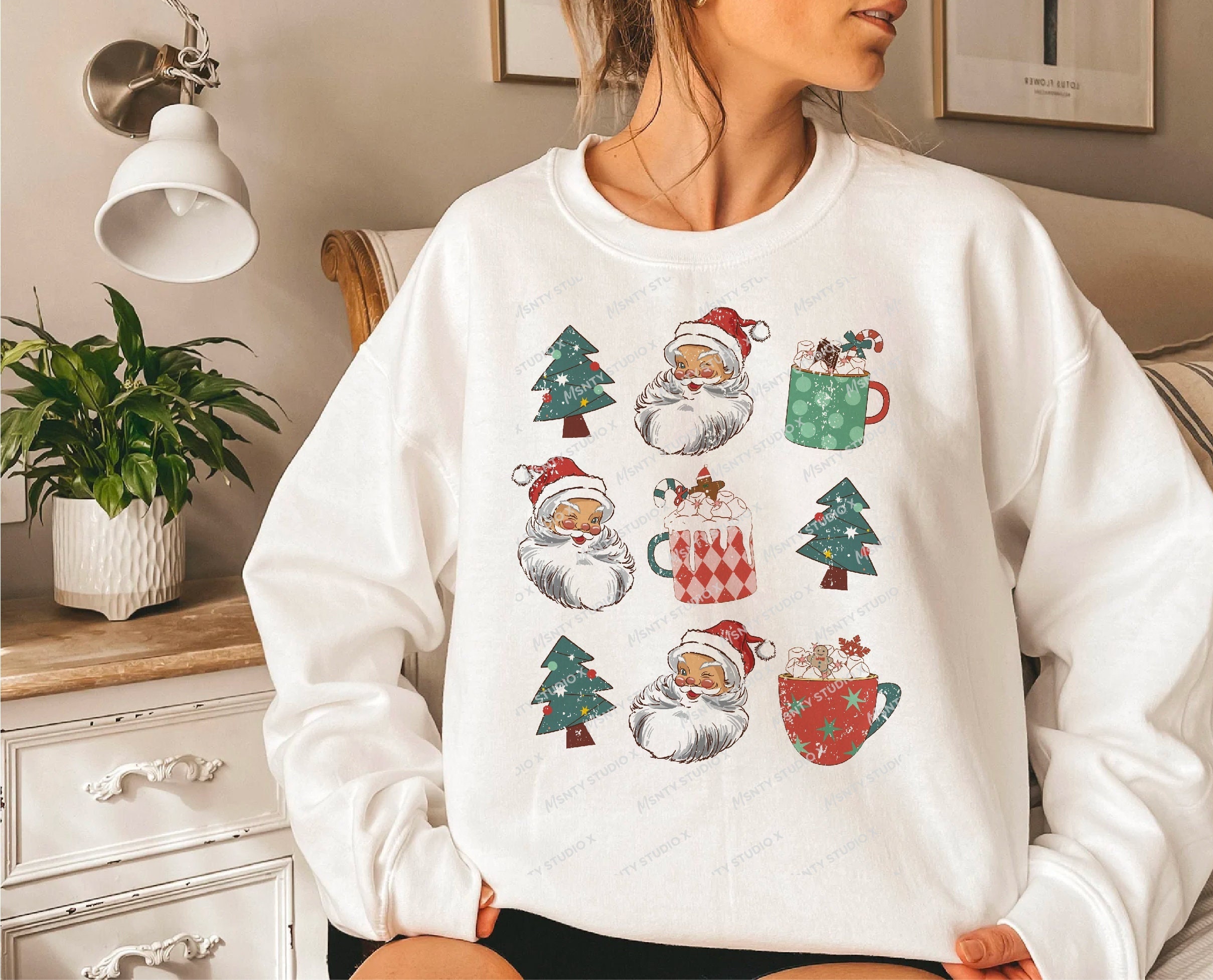Christmas Png Sublimation , Santa png , Hot Cocoa Vibes Png, Hot Chocolate Png, Santa coffee PNG , Retro Christmas Png, Shirt Design