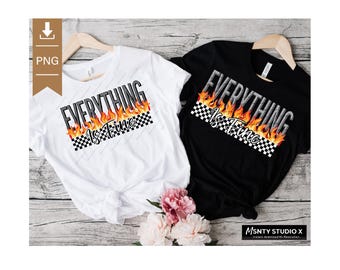Everything is Fine PNG - Sarcastic Sublimation Design (Digital Download)