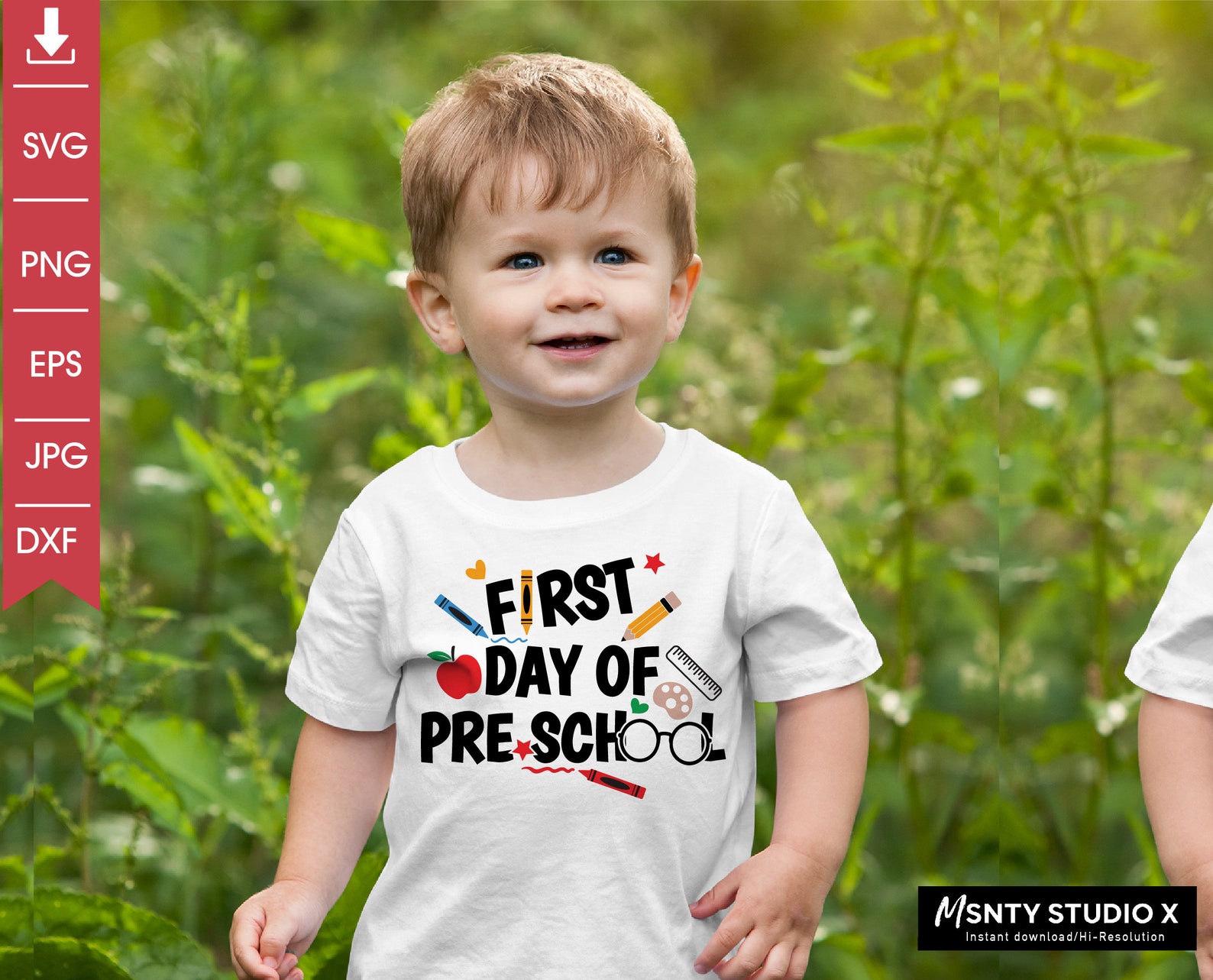 First Day of Preschool Svg Back to School Svg School Shirt - Etsy
