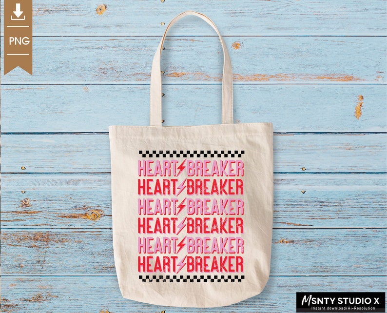 Heartbreaker PNG: Valentine's Day Sublimation (Digital Download) image 9