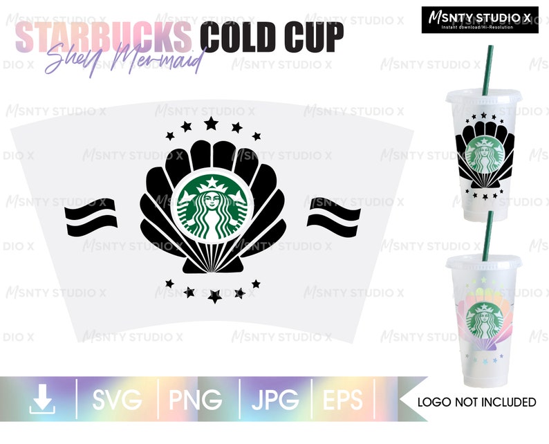 Free Free 209 Little Mermaid Starbucks Cup Svg SVG PNG EPS DXF File