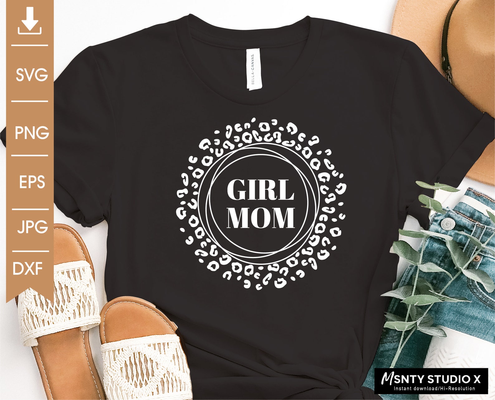 Girl Mom Svg Cheetah Mom Png Leopard Girl Mom Svgmom Svg - Etsy