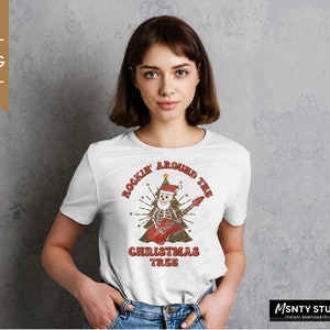 Rockin Around Christmas Tree PNG Sublimations Christmas - Etsy