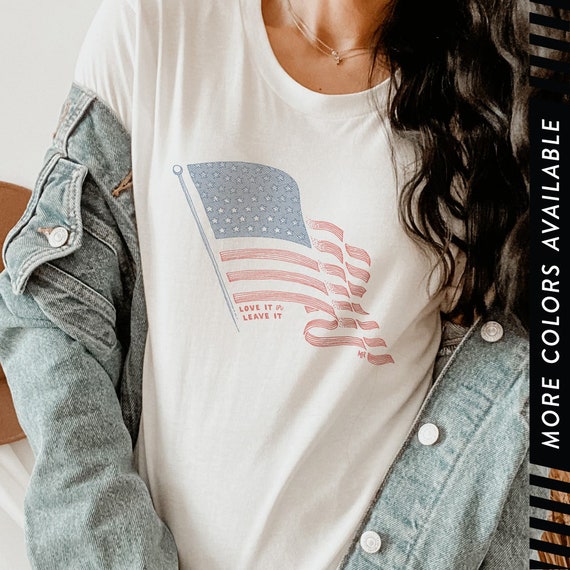 Usa T-Shirt Love It Or Leave It Patriotic Shirt Usa T-Shirt Love It Or Leave It Patriotic Shirt