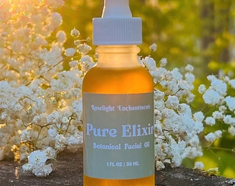 Natural Organic Facial Oil | Unscented | Vegan | Clean and Nourishing Ingredients | Earthy Aroma | Anti-Aging | Botanical Skincare
