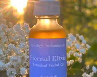 Midnight Elixir | Organic Lavender Facial Oil | Natural Skincare | Facial Serum | Vegan | All Natural | Nourishing | Anti-Aging