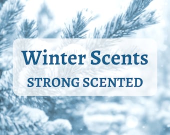 WINTER SCENTS | Wax Melts | Strong Scented | Choose Your Scent | Snap bars | 100% Natural Soy Wax | Gifts | Wax Tarts | Home Fragrance