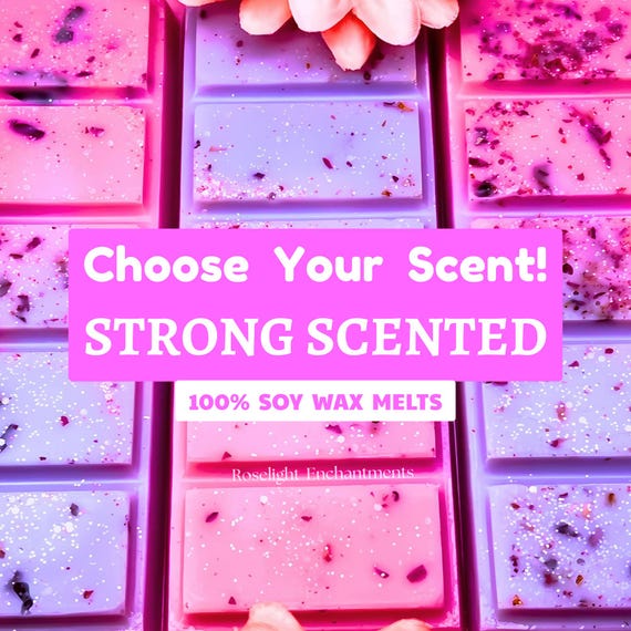 WAX MELTS | Strong Scented | Choose Your Scent | Snap bars | 100% Natural Soy Wax | Gifts | Wax Tarts | Home Fragrance | Vegan | Handmade