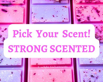 WAX MELTS | Strong Scented | Choose Your Scent | Snap bars | 100% Natural Soy Wax | Gifts | Wax Tarts | Home Fragrance | Vegan | Handmade