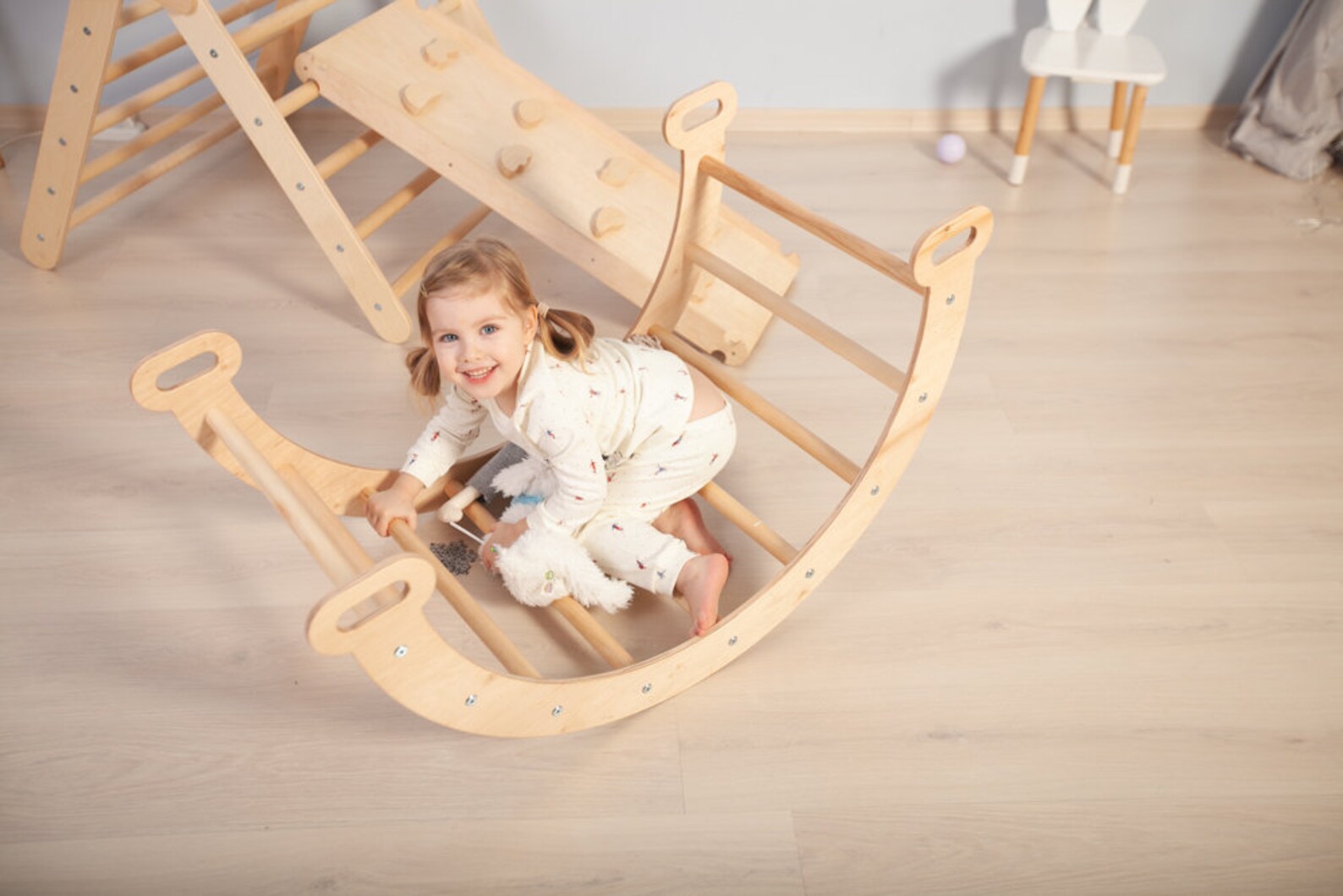 Climbing arch Wooden arch for toddler Kletterbogen Climbing Etsy