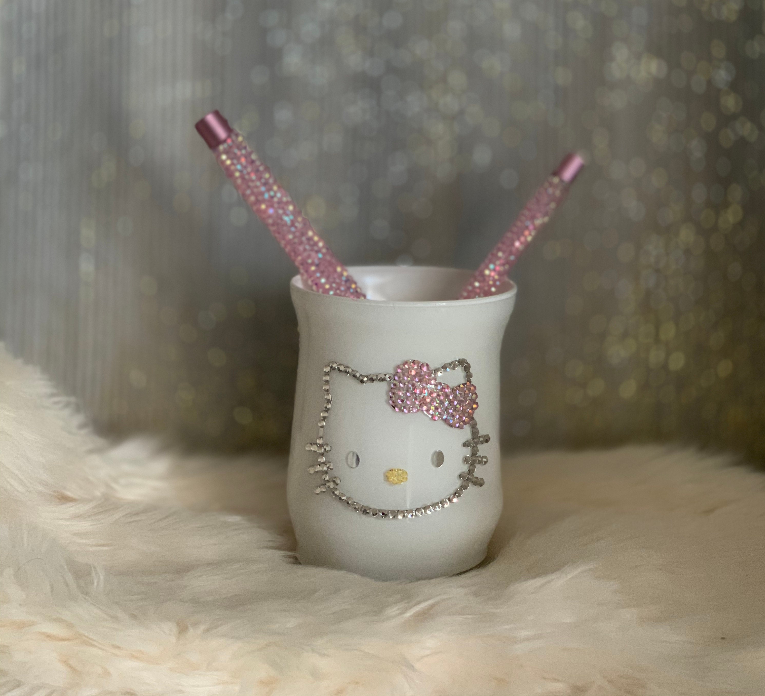 Hello kitty organizer cute brush holder hello kitty makeup Etsy