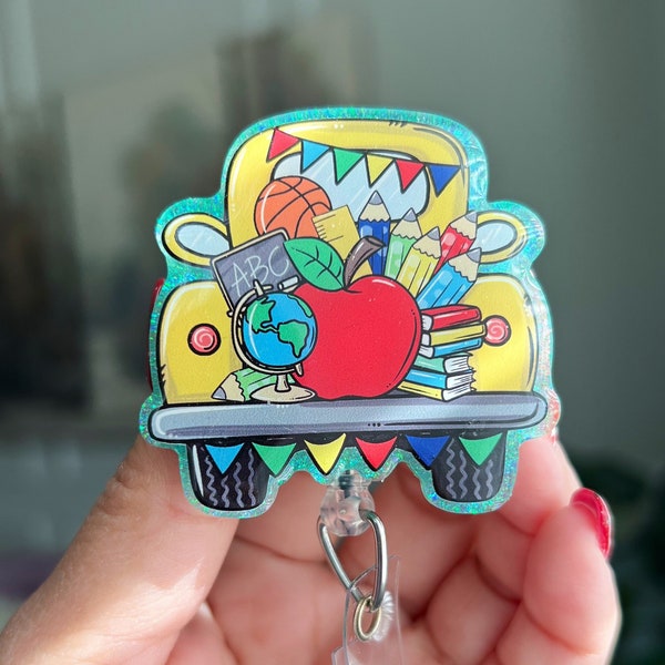 Teacher Appreciation Badge Reel Etsy