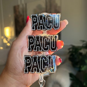 Pacu Ausweisrolle, RN Ausweisrolle, Pacu Ausweishalter, RN Ausweishalter, Krankenschwester Ausweishalter, Krankenschwester nach der Anästhesie, Pacu Krankenschwester Geschenk