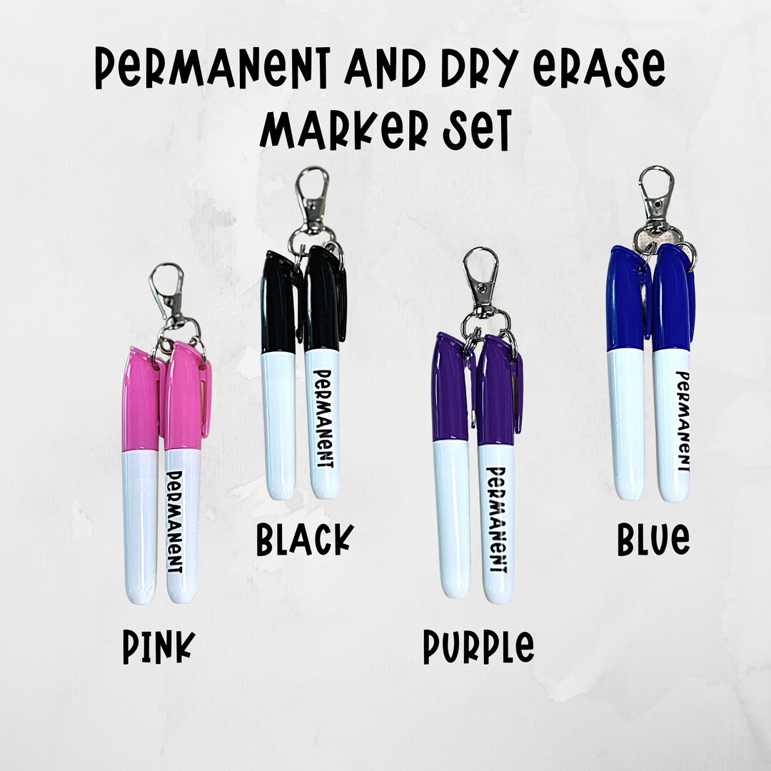 Nurse Marker Set, Dry Erase and Permanent Marker Set, Dry Erase