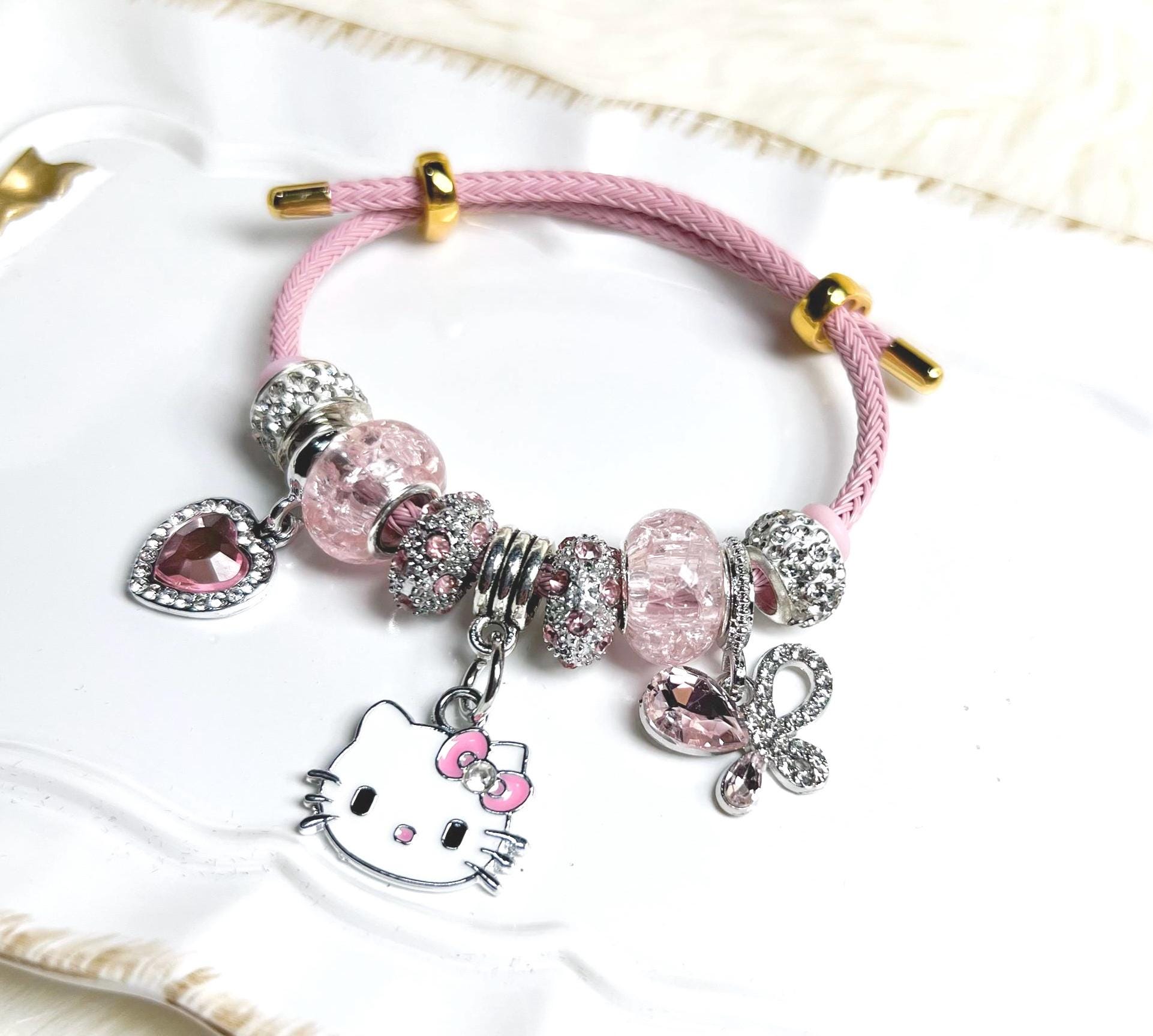 Hello kittys pandora charms - Etsy 日本