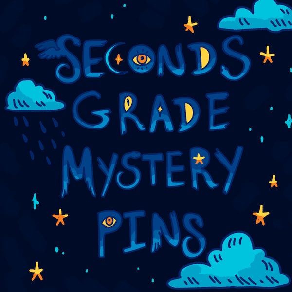 Seconds Grade Mystery Pins