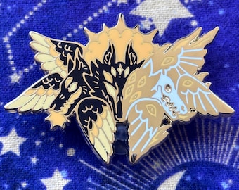 Cerberus Cherub Pin - 2026 Design - Black Variant