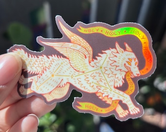 Angelic Messenger Holographic Sticker