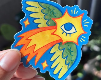 Comet Angel Sticker