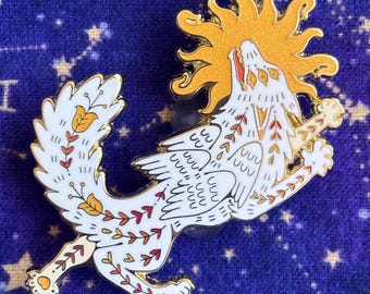 Sun Wolf Pin