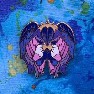 Bigender Angel Pin