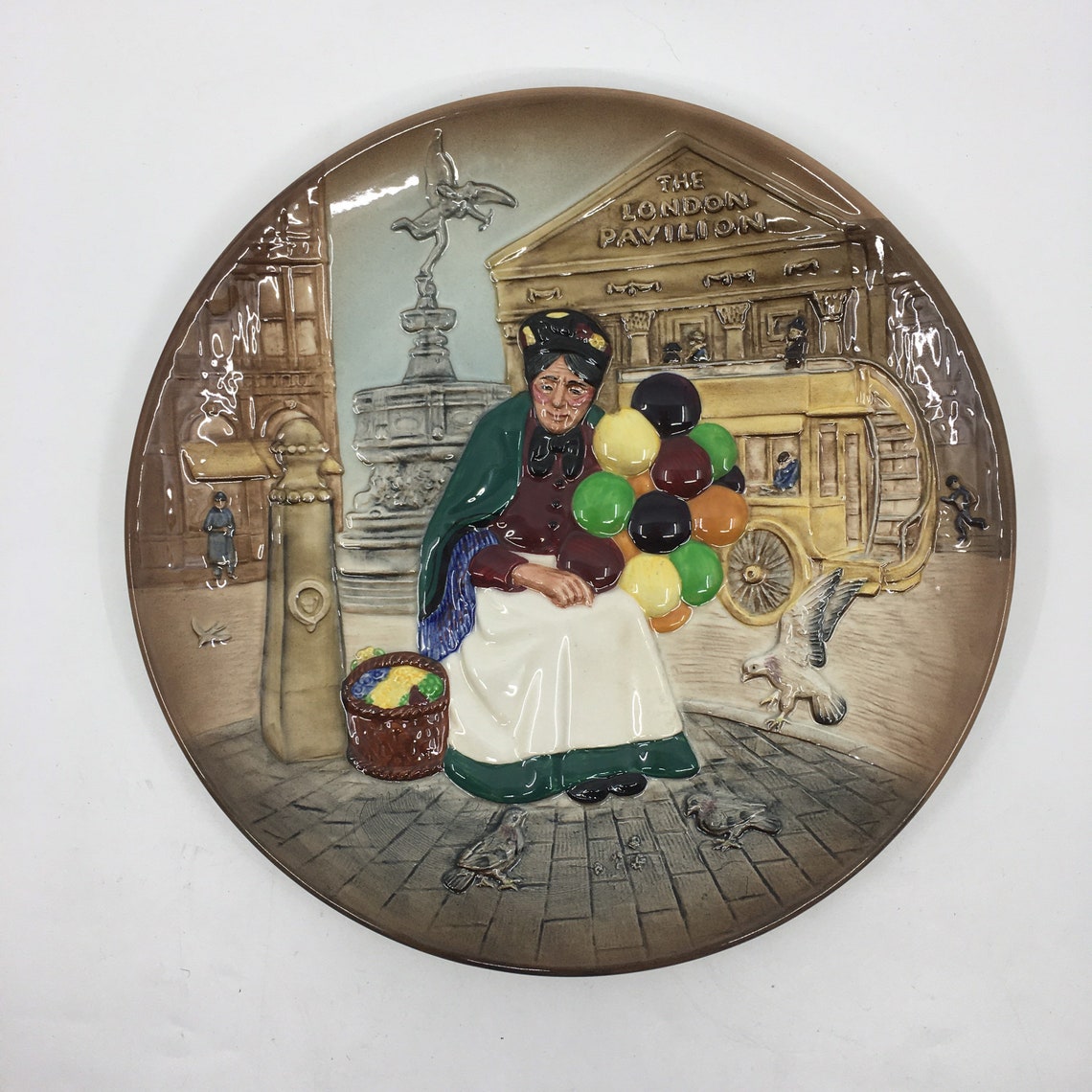 Royal Doulton Balloon Lady Character Plate Etsy