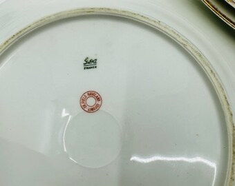 GDA France CH Field Haviland Limoges Set of Four Dinner Plates - Etsy