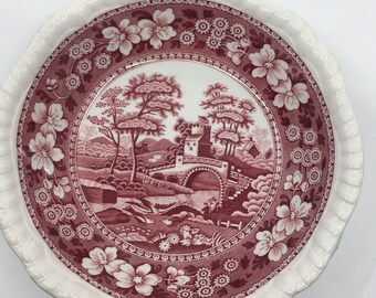 Speiseteller D 26,5 cm Spode Copeland Pink Tower Speiseteller D 26,5 cm Spode Copeland Pink Tower