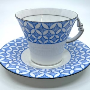 Royal Albert Crown China Kelvin Teacup and Saucer