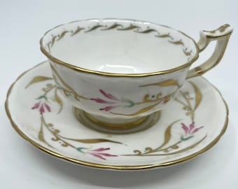 Royal Chelsea Gold Muster Teetasse und Untertasse