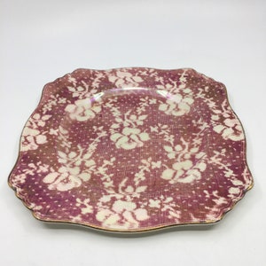 Royal Winton Grimwades Rose Brocade Plate in Pink