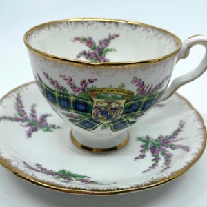 Royal Stafford Tartan Series Gordon Teacup and Saucer
