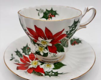 Queen Anne Noel Teacup and Saucer
