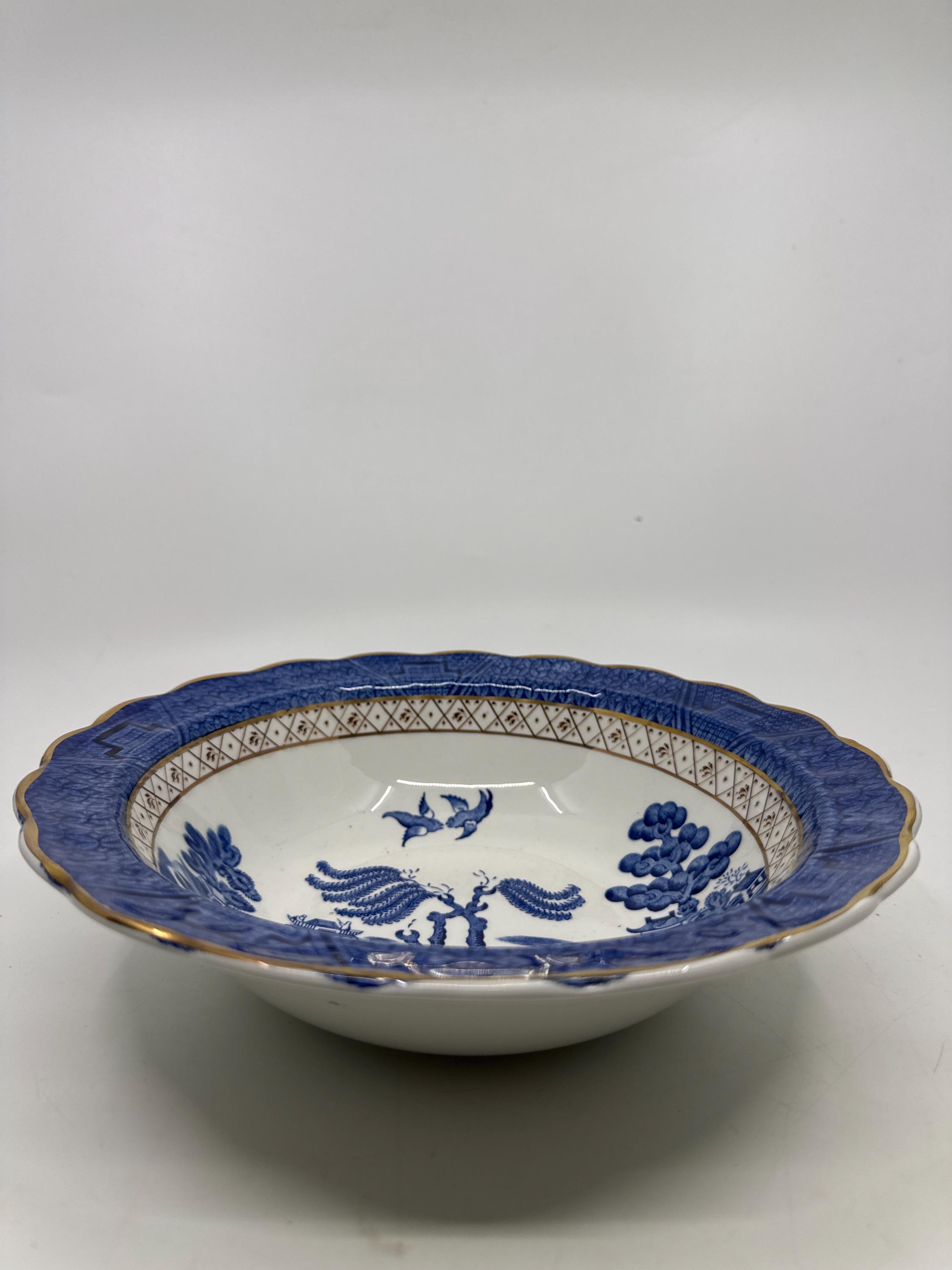 Booths Real Old Willow Serving Bowl - Etsy