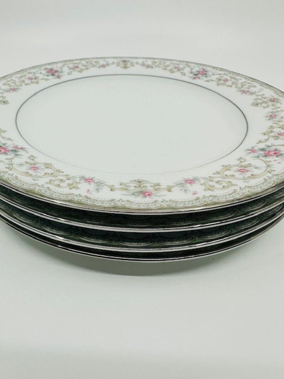 Set of Four Noritake Japan Edgewood 8” Side Plates - Etsy