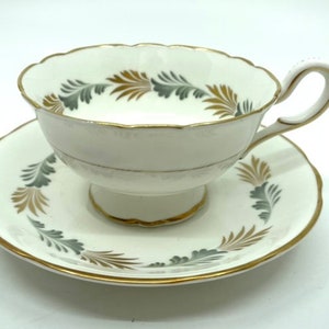Coalport Set of Two Sonnet Teacup and Saucer