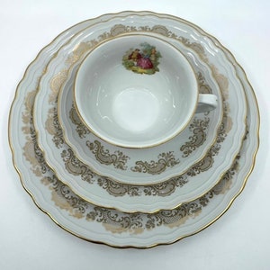 Monopoli Porcelana D&#39;Italia Fragonard Vierteiler