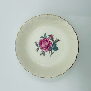 Burleigh Ware Pink Rose Set of Five Fruit Bowls