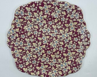 Royal Albert Royal Brocade Cake Plate