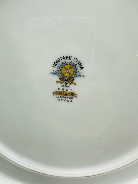 Set of Four Noritake Japan Edgewood 8” Side Plates - Etsy