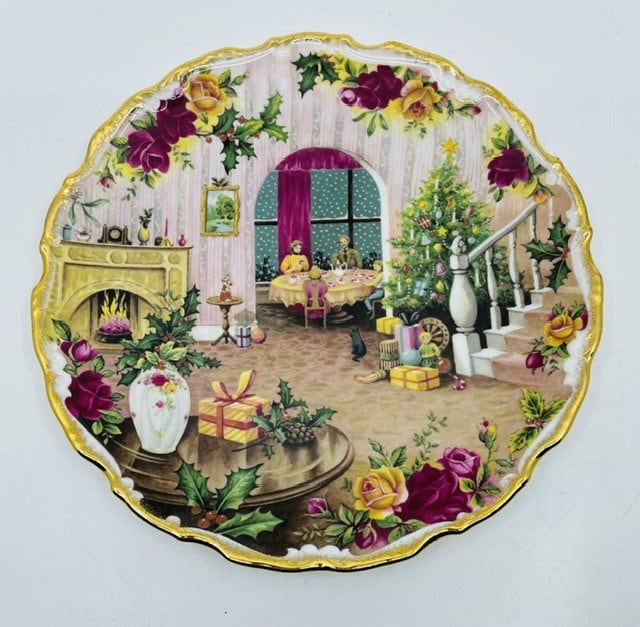 Royal albert christmas plate - Etsy 日本