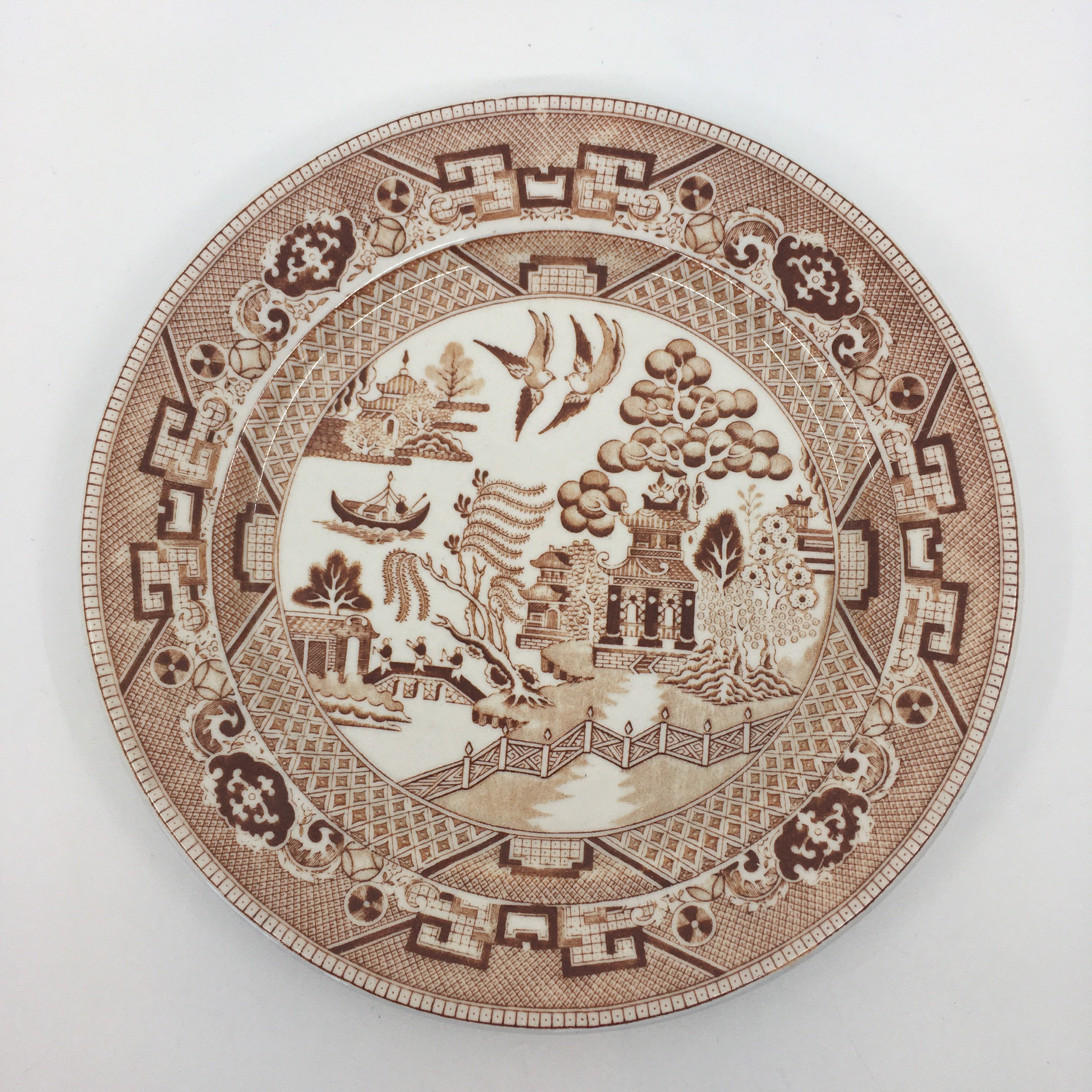 Brown Willow Plate Singapore