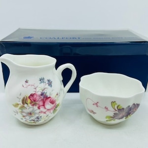 Coalport Shrewsbury Boxed Cream and Sugar Set