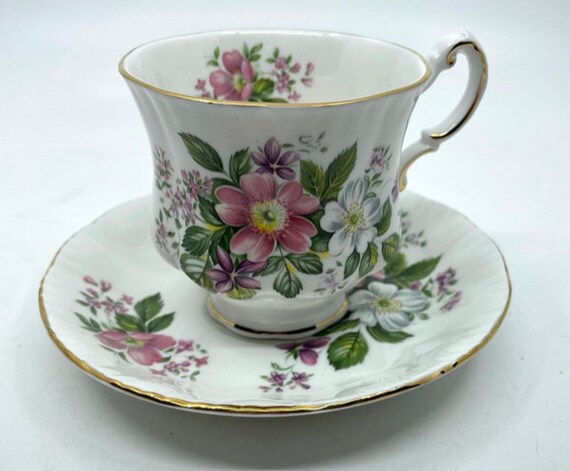 PARAGON☆カップ＆ソーサー5客☆フラワーフェスティバル☆英国