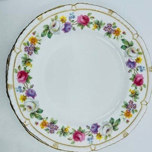 Royal Crown Derby Melody 8 inch Lunch Plates. Set of Six