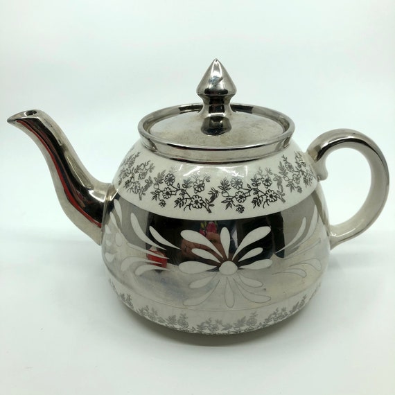 Gibsons Silver Teapot - Etsy Gibsons Silver Teapot - Etsy
